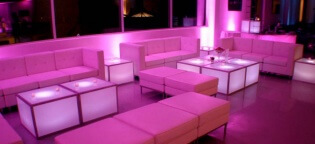 Party Lounge Furniture Rental - LED - Delray Beach, FL