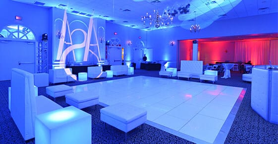 Grimes party flooring provides this dance floor for events