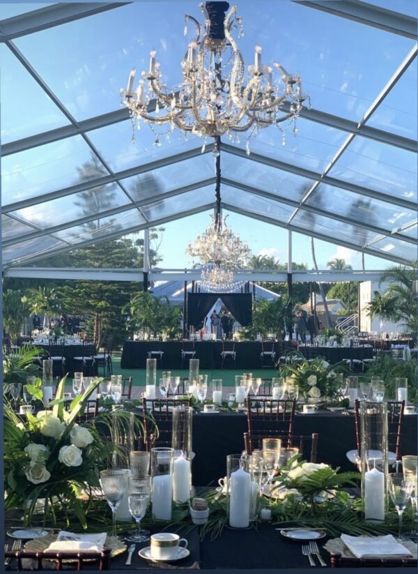 Frame Tent Clear Top