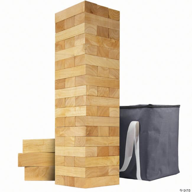 Giant Jenga  Grimes Events & Party Tents