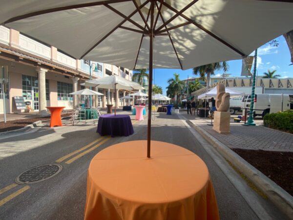 Umbrella Table