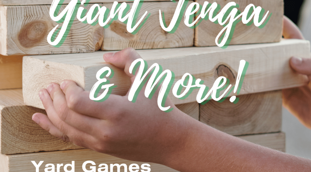 Giant Jenga Game — Tent & Party Events