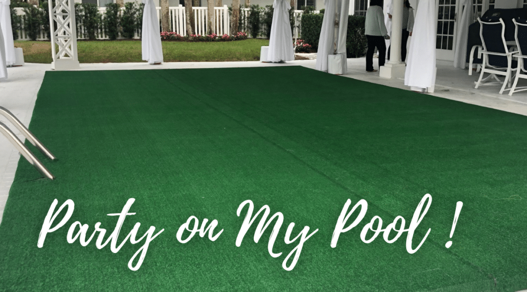 Party on My Pool: Transform Your Pool with Grimes Events and Party Tents