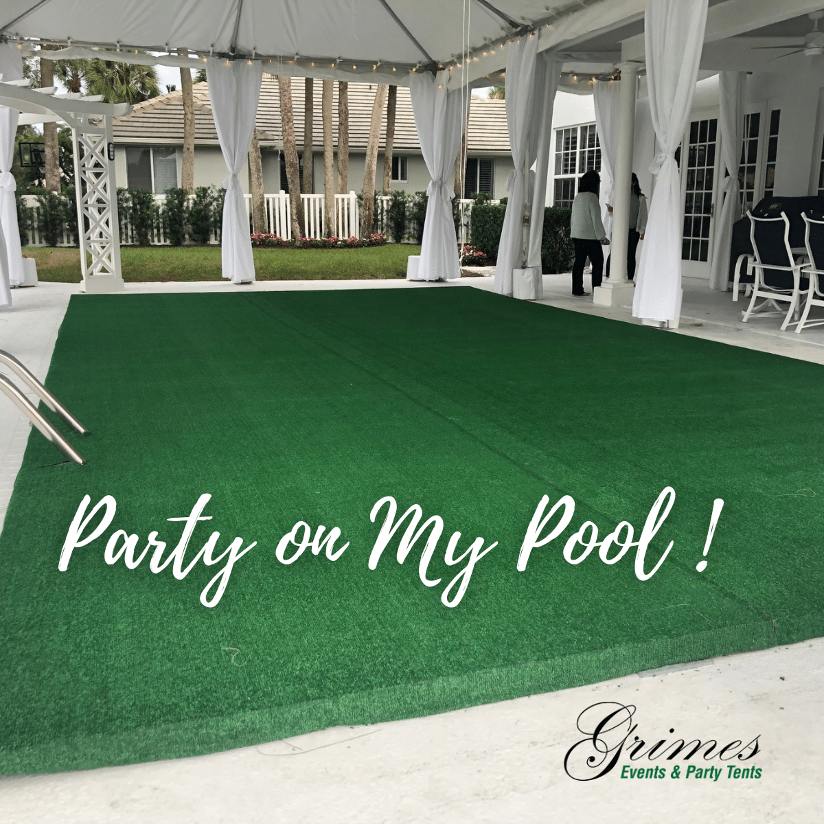Party on My Pool: Transform Your Pool with Grimes Events and Party Tents