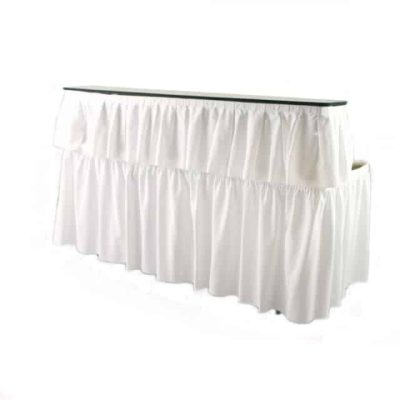 2- Tier Bar w/Skirting