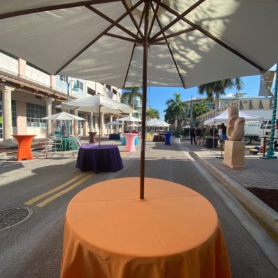 48” Umbrella Table Set