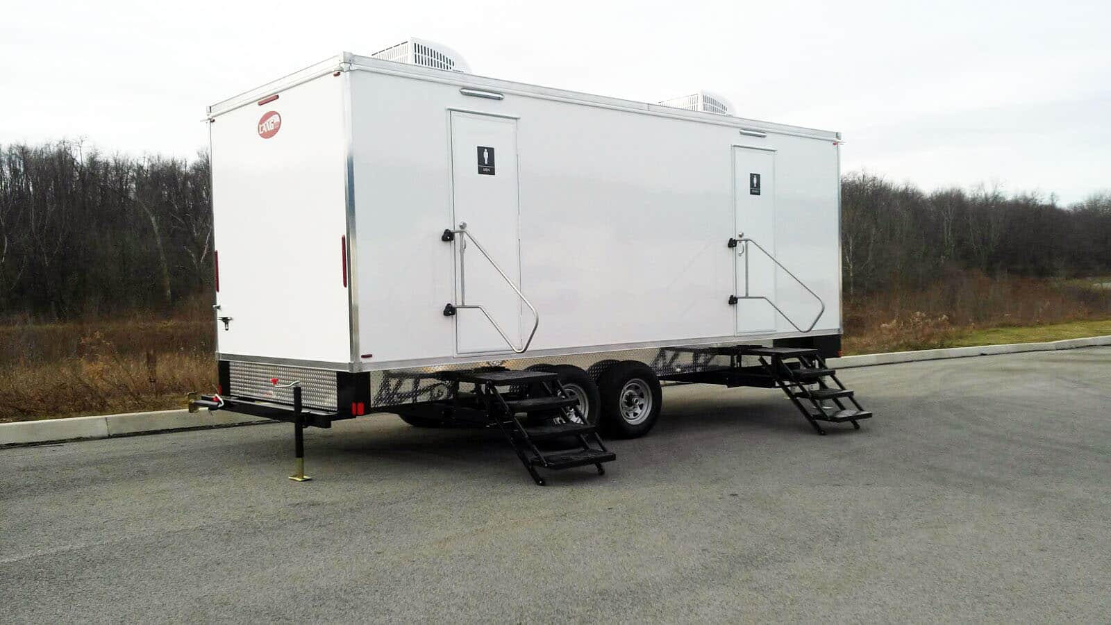 Luxury 5 Stall Restroom Trailer